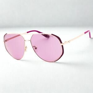 Guess GU00219 82Y Women’s Aviator Sunglasses 59mm Purple